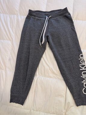Calvin Klein Women’s Dark Gray Drawstring Joggers